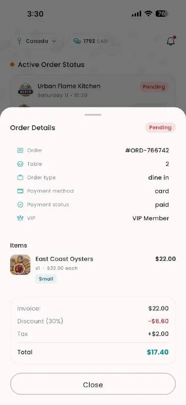 Build your cart and add special instructions